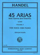 45 Arias from Operas and Oratorios No. 2 Vocal Solo & Collections sheet music cover